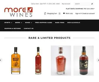 Morewines.com(Online Liquor) Screenshot