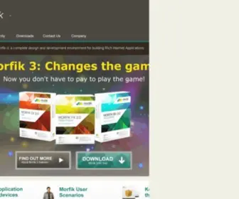 Morfik.com(Build Ajax) Screenshot