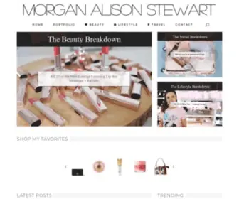Morganalisonstewart.com(Morgan Alison Stewart) Screenshot