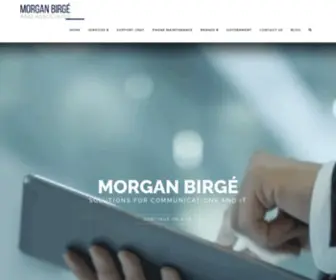 Morganbirge.com(Chicago Business Phone Systems) Screenshot