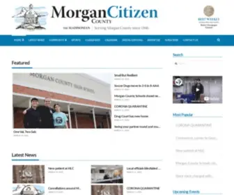 Morgancountycitizen.com(Local News) Screenshot