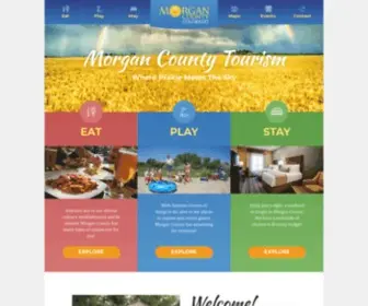 Morgancountytourism.com(Morgan County Tourism) Screenshot