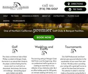 Morgancreekclub.com(Morgan Creek Golf Club Roseville Ca) Screenshot