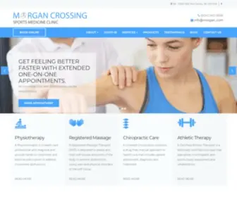Morgancrossingsportsmedicine.com(Morgan Crossing Clinic) Screenshot