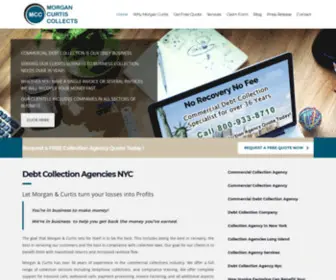 Morgancurtiscollects.com(Debt Collection Agency NYC) Screenshot