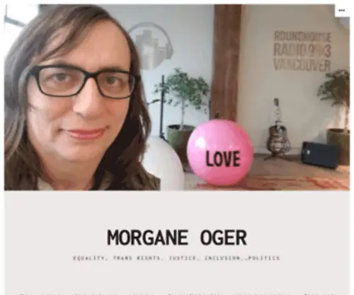 Morganeoger.ca(Morgane Oger) Screenshot