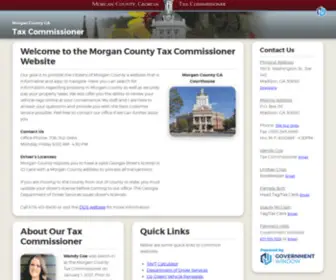 Morgangatax.org(Morgan County GA) Screenshot