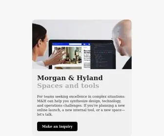 Morganhyland.com(For teams seeking excellence in complex situations) Screenshot