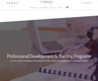 Morganintl.com(Professional Development & Training Solutions) Screenshot
