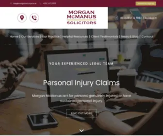 Morganmcmanus.com(Morgan McManus Solicitors Monaghan) Screenshot