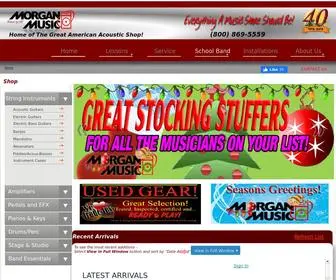 Morganmusic.com(Morgan Music Home) Screenshot