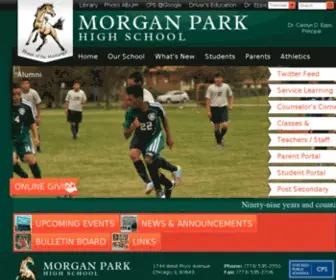 MorganparkcPs.org(Morgan Park High School) Screenshot