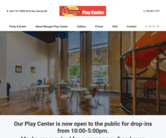 Morganplaycenter.ca(The Shops at Morgan Crossing) Screenshot