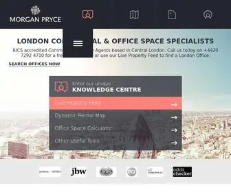 Morganpryce.co.uk(London Office Search Experts) Screenshot