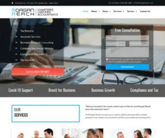 Morganreach.com(Accountants Birmingham) Screenshot