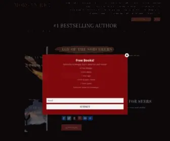 Morganricebooks.com(The Official Site of Morgan Rice the #1 Best selling author) Screenshot