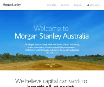 Morganstanley.com.au(Morganstanley) Screenshot