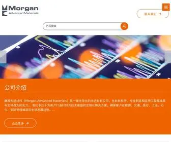 Morgantcchina.com.cn(耐高温隔热材料) Screenshot