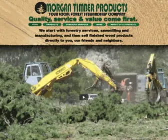 Morgantimberproducts.com(Morgan Timber Products) Screenshot