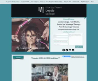 Morgantownbeautycollege.edu(Creative Minds) Screenshot