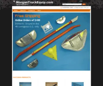 Morgantruckequip.com(Safe trucking products) Screenshot