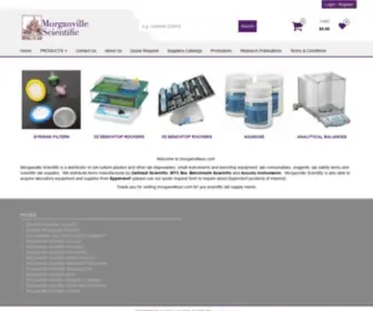 Morganvillesci.com(Morganville Scientific) Screenshot