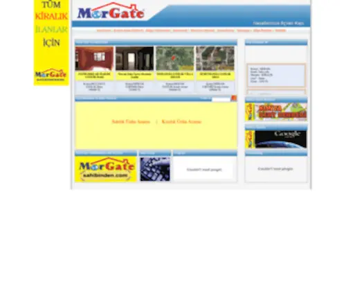 Morgate.com.tr(Morgate Gayrimenkul) Screenshot