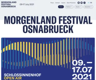 Morgenland-Festival.com(Morgenland Festival) Screenshot