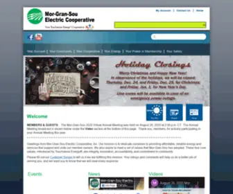 Morgransou.com(Mor-Gran-Sou Electric Cooperative) Screenshot