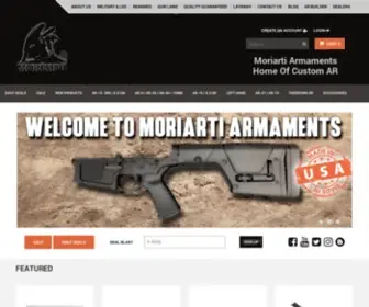 Moriartiarmaments.com Screenshot