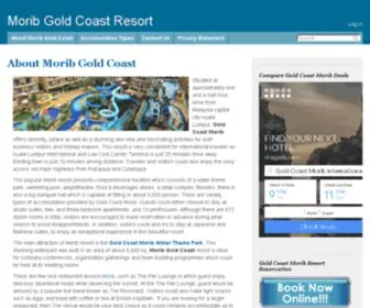Moribgoldcoast.net(Morib Gold Coast Resort) Screenshot