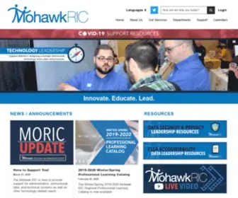 Moric.org(Mohawk Regional Information Center) Screenshot