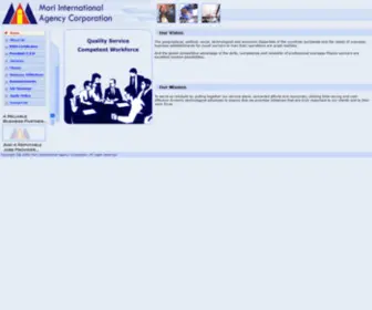 MoriGlobal.com(Mori International Agency Corporation) Screenshot