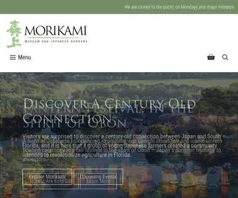 Morikami.org(Our mission is to provide authentic Japanese cultural experiences that entertain) Screenshot