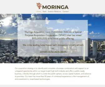 Moringaac.com(MORINGA) Screenshot