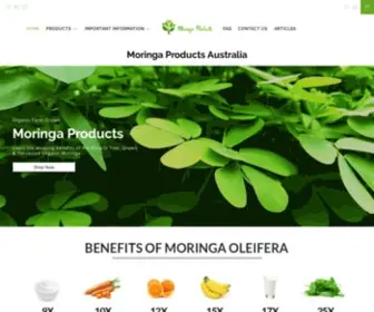 Moringaproducts.com.au(Moringa Australia) Screenshot