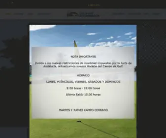 Moriscosgolf.com(Come and play golf in Granada) Screenshot