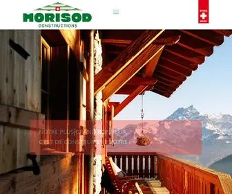 Morisod.ch(Morisod Constructions) Screenshot