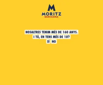 Moritz.com(Moritz Barcelona) Screenshot