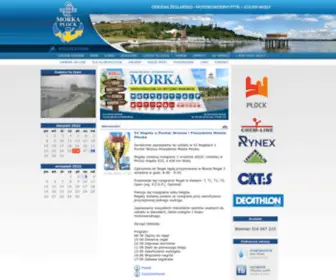 Morka-Plock.pl(Oficjalna strona OddziaĹu Ĺťeglarsko) Screenshot