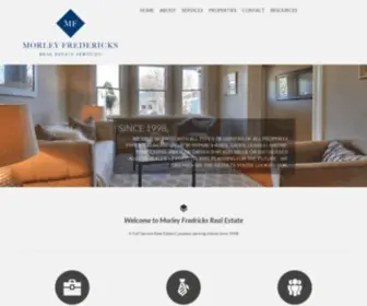 Morleyfredericks.com(Real Estate Services and Marin County's Premier Property Management Company) Screenshot