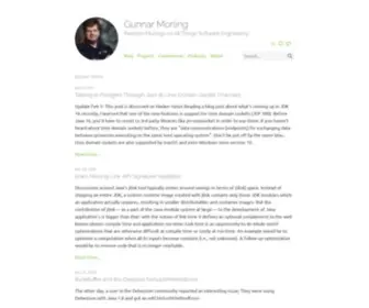 Morling.dev(Gunnar Morling) Screenshot