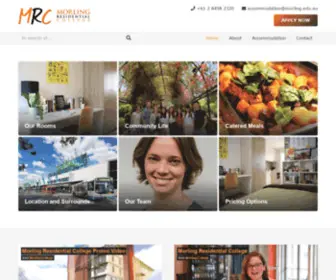 Morlingresidential.com(Morling Residential College) Screenshot