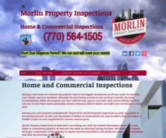 Morlinpropertyinspections.com(Home and Commercial Inspection Georgia) Screenshot