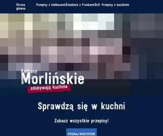 Morliny.pl(Kiełbasa Morlińska szturmem zdobywa kuchnię) Screenshot