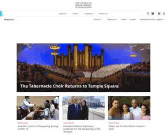 Mormonnewsroom.com(Church Newsroom) Screenshot