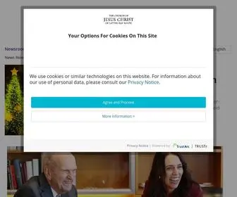 Mormonnewsroom.org.nz(The Church of Jesus Christ of Latter) Screenshot