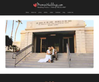 Mormonweddings.com(LDS Temple Wedding Photography and Videography by) Screenshot