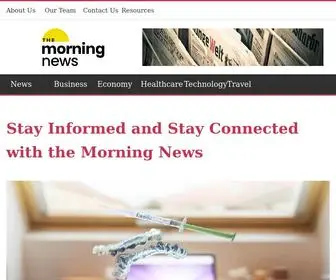 Mornews.com(The Morning News) Screenshot