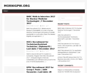 Mornigpw.org(GPW Morni) Screenshot